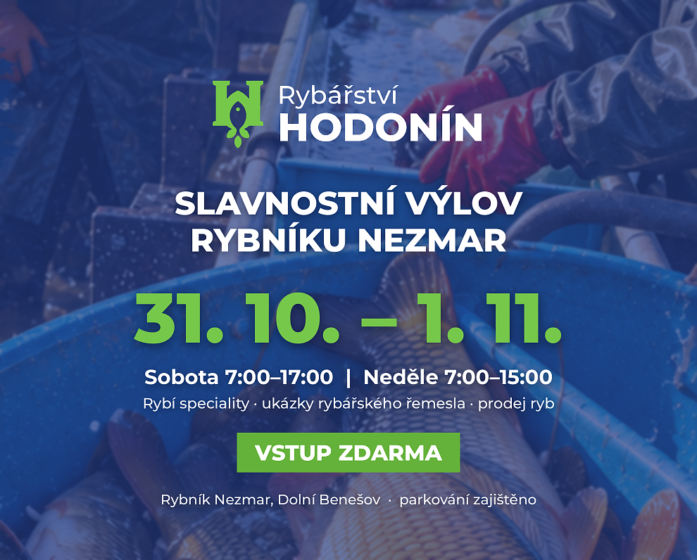 Přijďte na slavnostní výlov rybníku Nezmar!